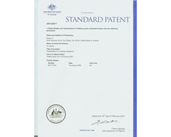 Australian Patent of Slow Release Depot Therapy